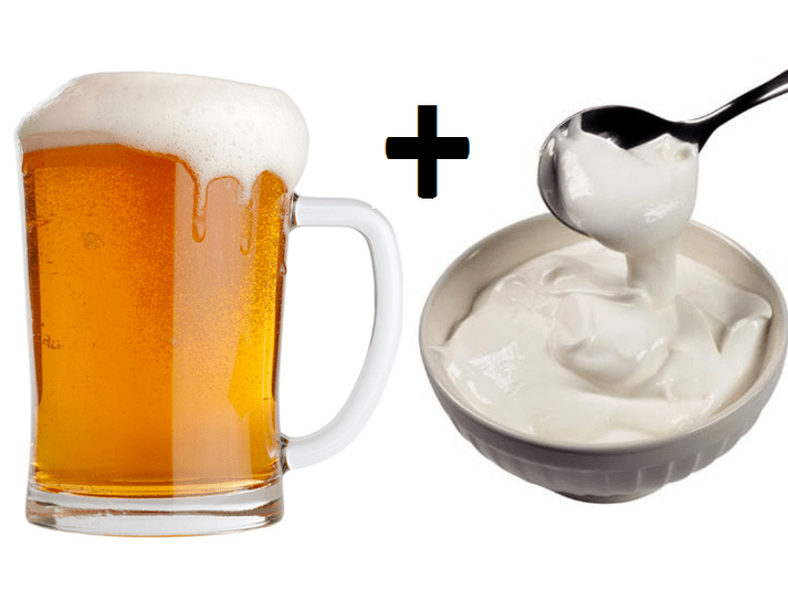 Μπύρα και ξινή κρέμα για αύξηση της ισχύος