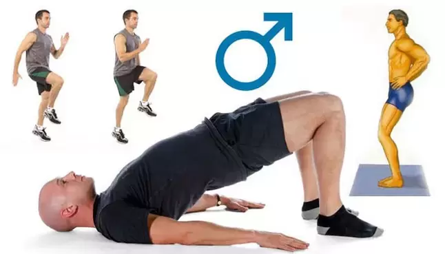 Η σωματική άσκηση βοηθά έναν άνδρα να αυξήσει αποτελεσματικά τη δύναμή του