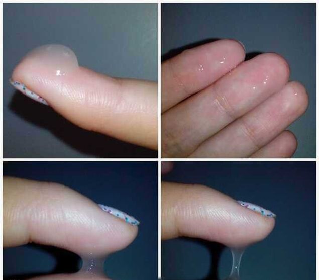 προεγκεφαλικό υγρό ενός άνδρα κατά τη διέγερση